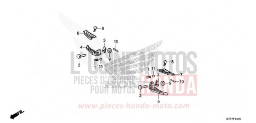 PILLION STEP SH125ADH de 2017